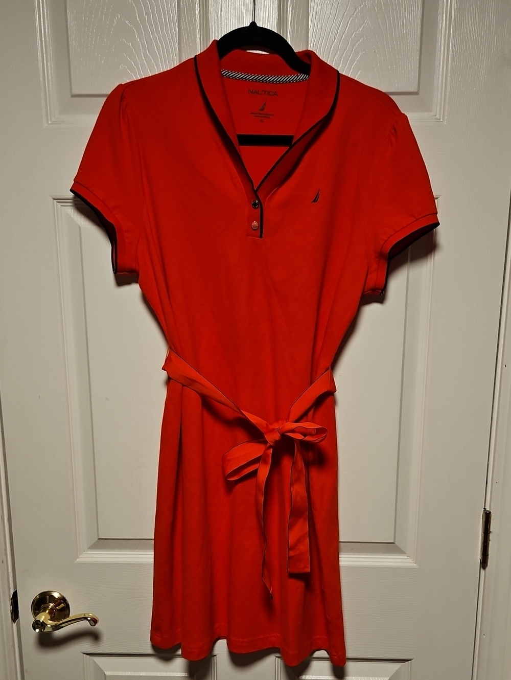 Nautica Polo Tie-Waist Dress